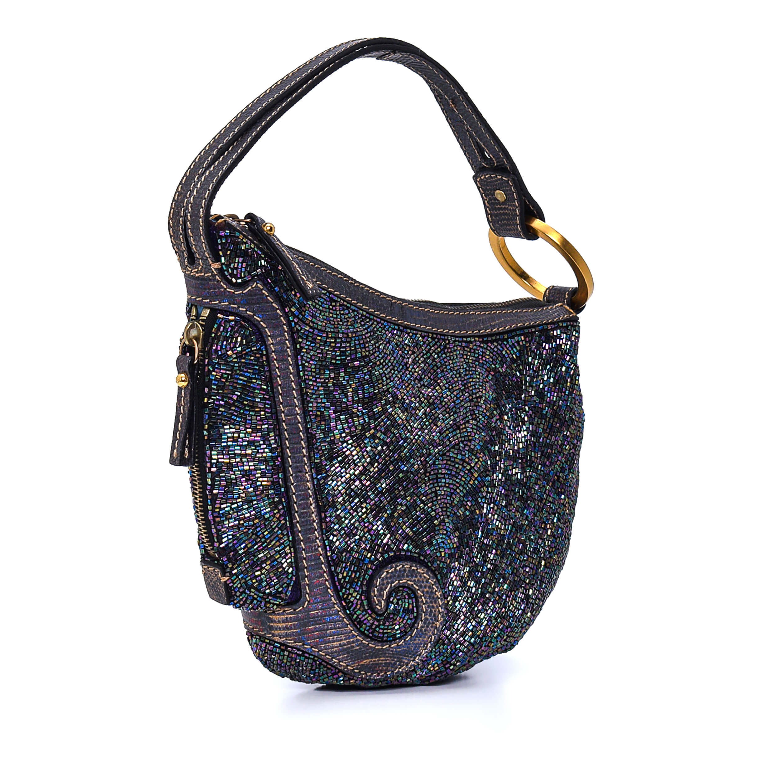 Fendi - Multicolor Sequin Top Handle Bag